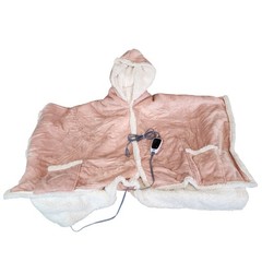 Sealy Warming Wrap Electric Heated Throw Blanket Sherpa Fleece Pink 50″ x 60″
