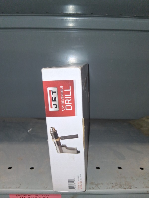 JET 1/2 Reversible Pneumatic Drill (Model JAT-601). Made In The USA gallery
