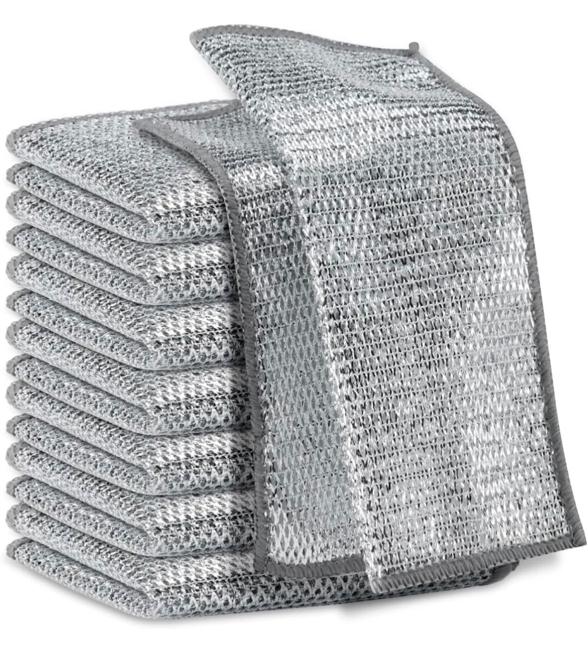 Mesh Wire Multi-Purpose Wash-Cloth Kitchen Deep Clean Towel Steel Pot Dish Rag gallery