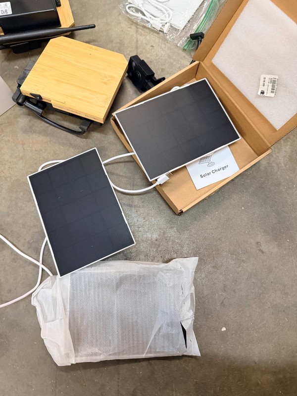 Bird Feeder Accessories Lot, Solar Panels, Cameras, Cables and mounting tools gallery
