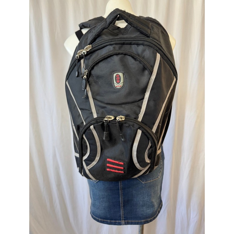 CCS Sports Black Backpack – Spacious and Durable