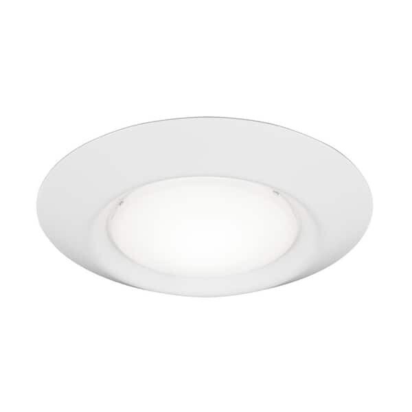 6in Generation Lighting 14550S-15 Traverse Round T24 3000K 90CRI White Lot Of 5 gallery