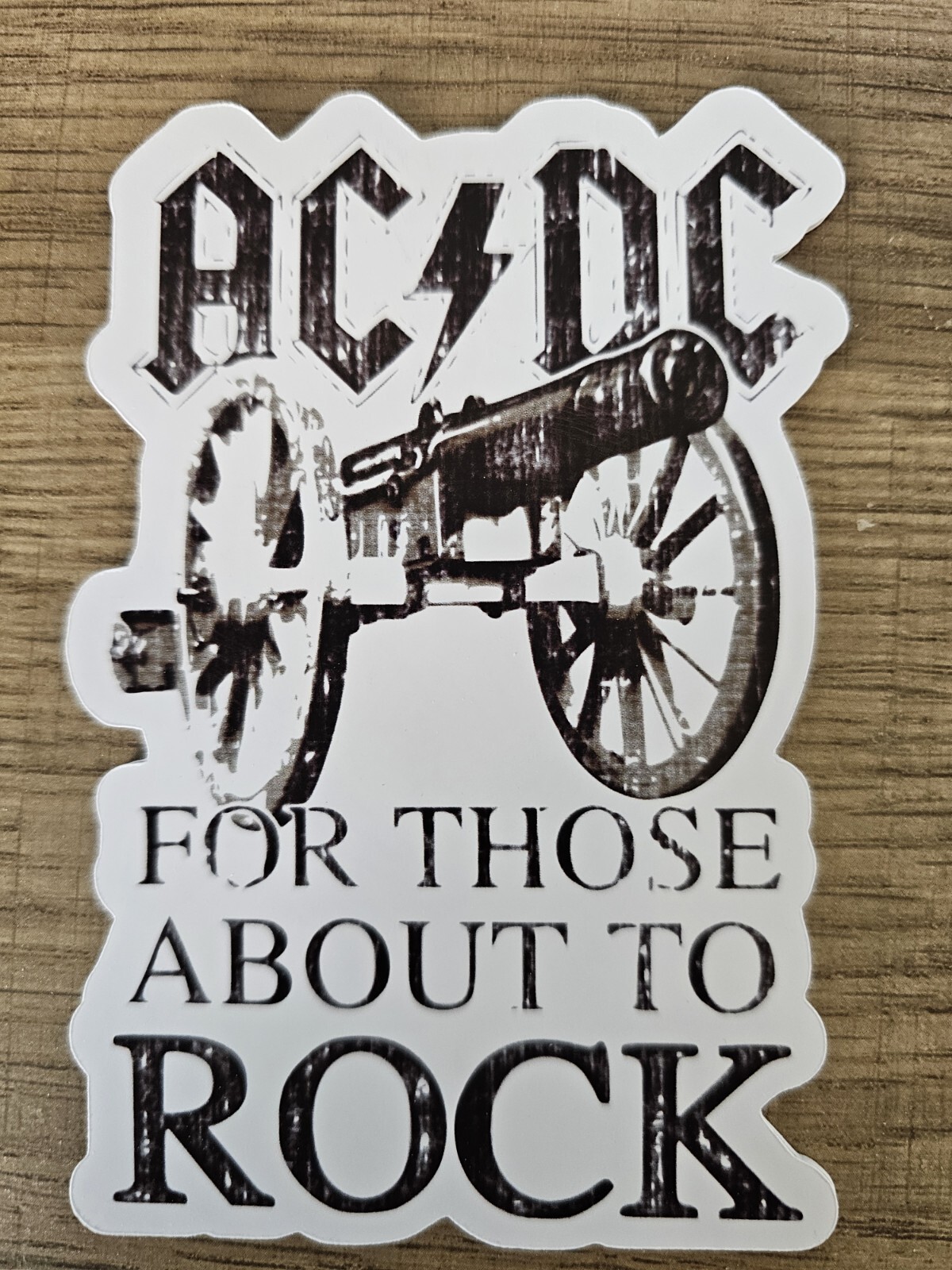 ACDC For Those About To Rock Sticker gallery