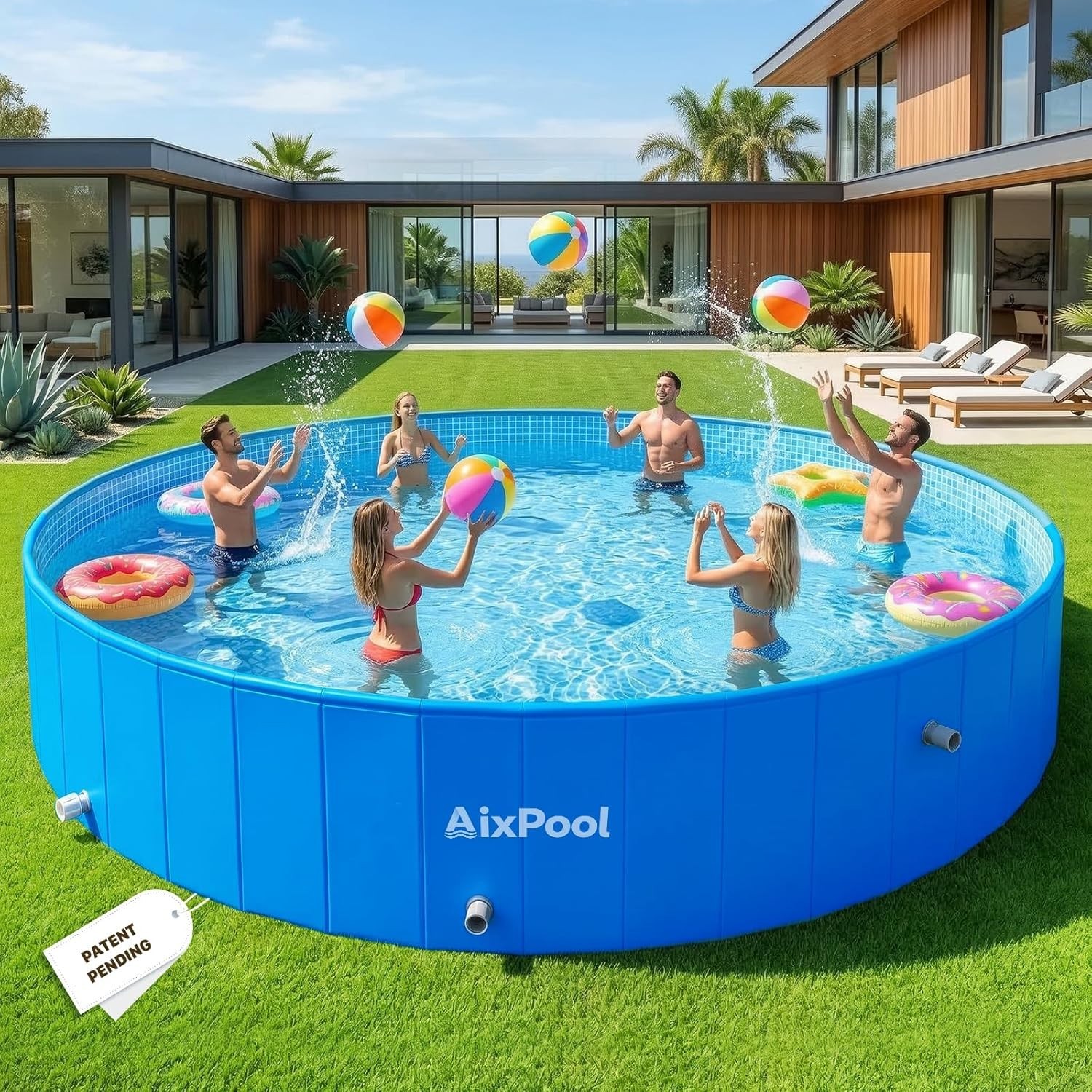 2026 Large Foldable Pool,Non-Inflatable Pool for Adult,Foldable Swimming Pool,Pl gallery