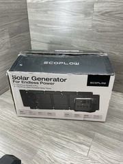 NIB EcoFlow Solar Generator RIVER 2 Pro 768Wh+110W Solar Panel