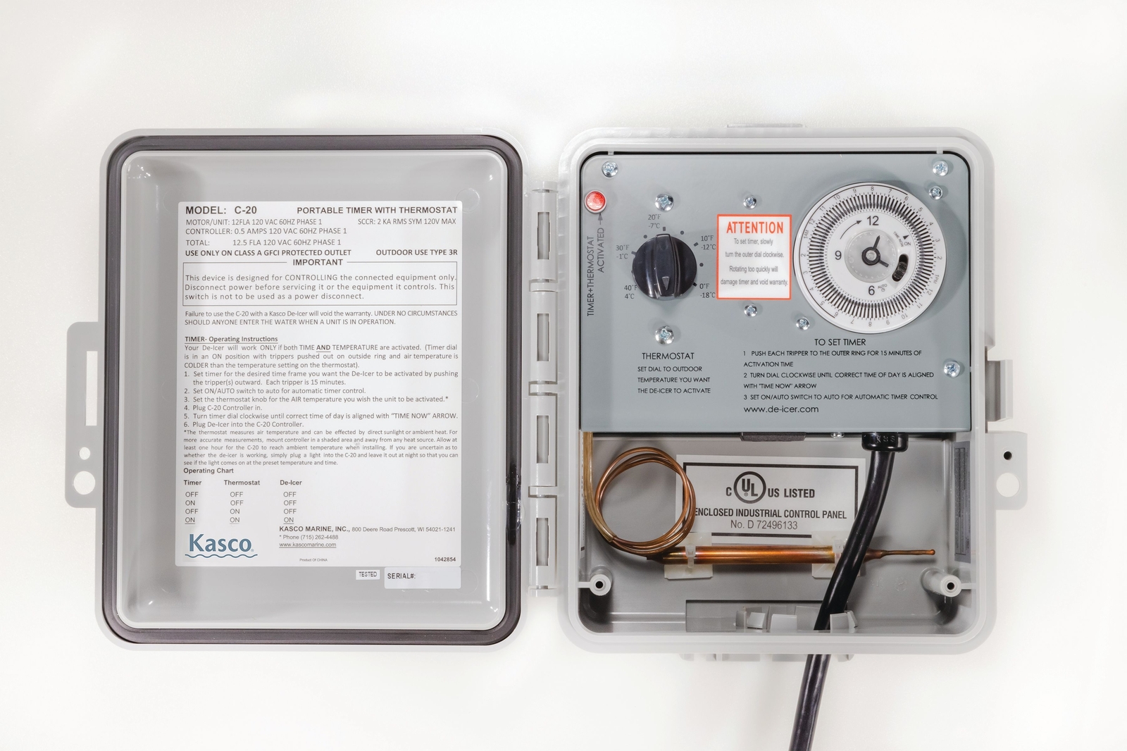 Kasco C-20 Timer & Temperature Control for De-icers gallery