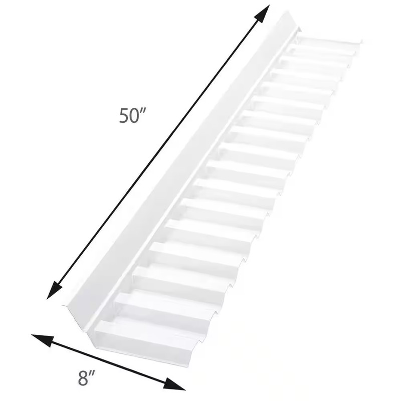 4 Ft. Polycarbonate Wall Connector Flashing in Clear gallery