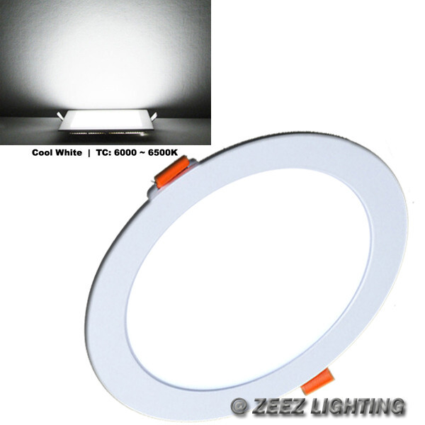 15W 7" Round Cool White LED Dimmable Recessed Ceiling Panel Down Lights Fixture gallery