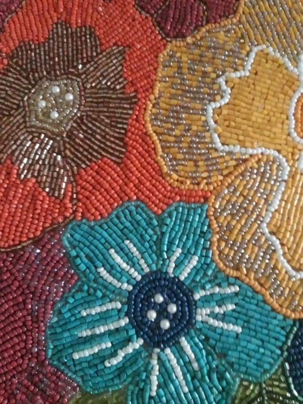Handcrafted Beaded Table Runner for Center and Dinning Table Mutlicolor gallery