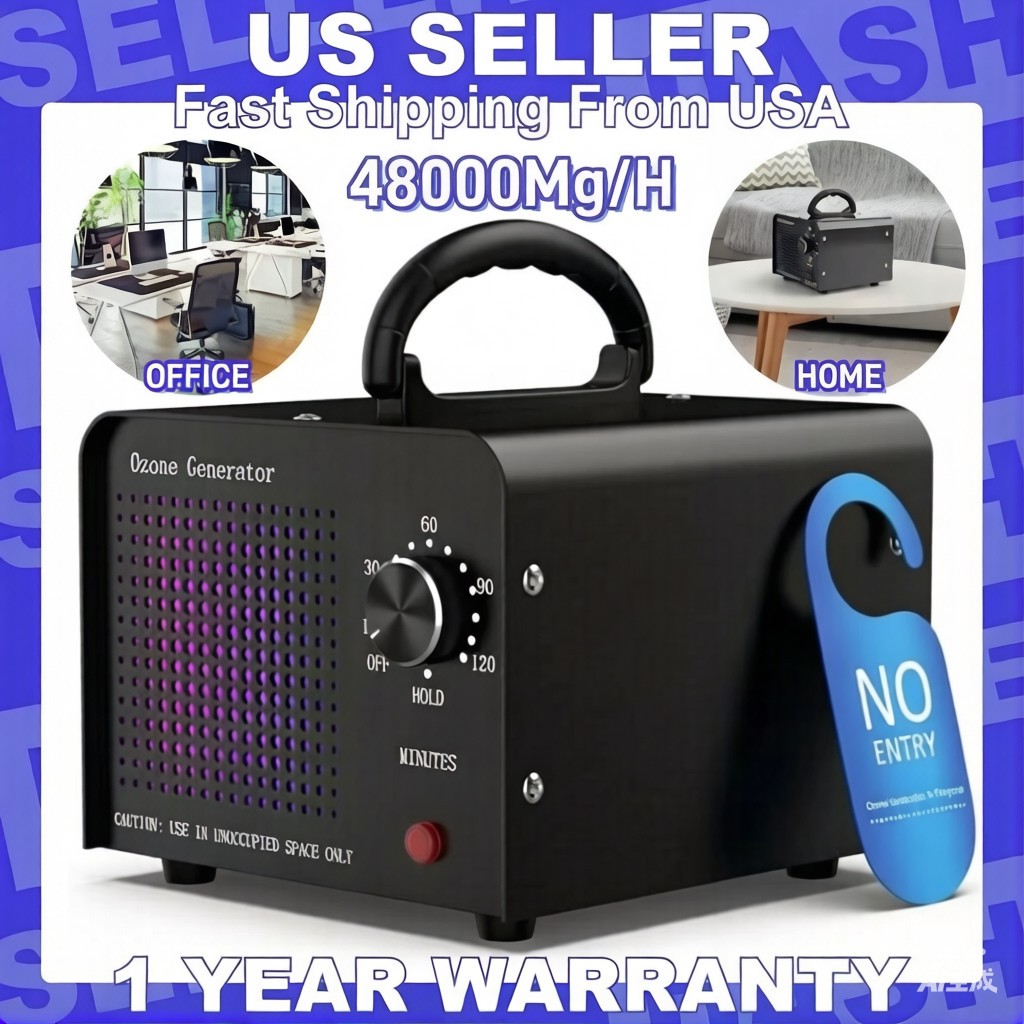 48000mg/h Ozone Generators Machine Air Purifier Ionizer Ozonator Timer for Home gallery