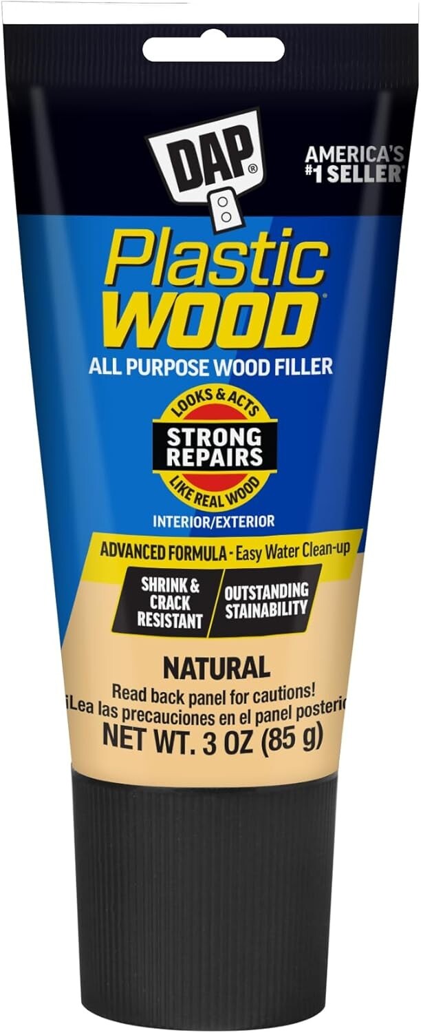 DAP Plastic Wood 3 oz. All Purpose Wood Filler, Sand Stain & Paint - Natural gallery
