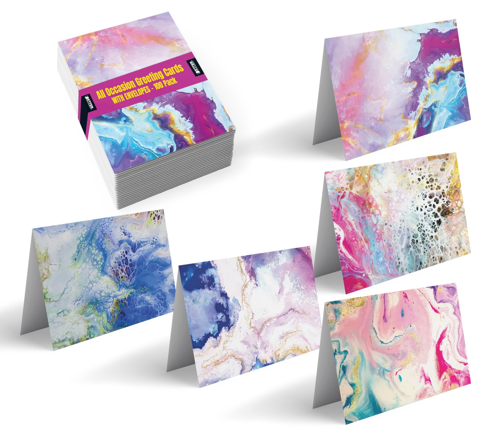 100-Pack All Occasion Greeting Cards, Assorted Blank Note Cards, 4 x 6 inch, ... gallery