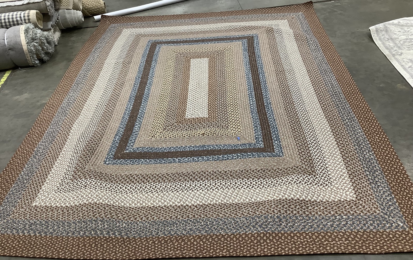 BROWN MULTI 8'-0" x 10'-0" Broken Thread Rug, Reduced Price 1172681950 BRD313A-8 gallery