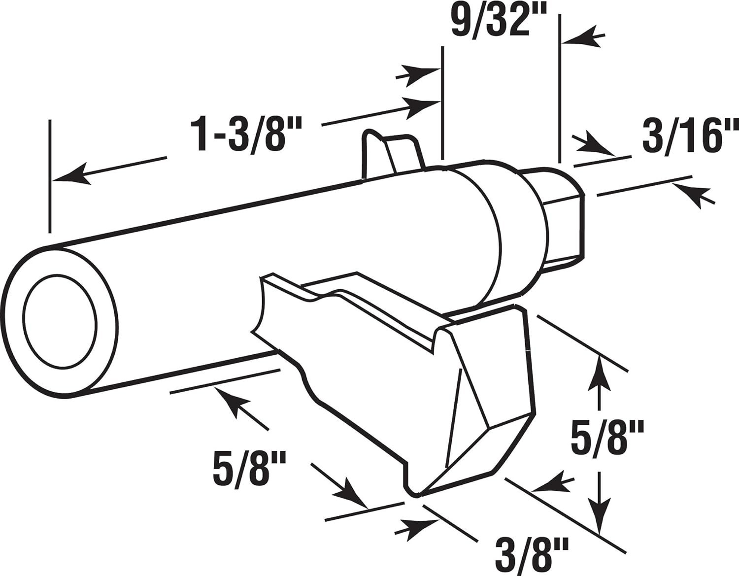 Quality Sliding Patio Door Handle with Internal Lock - Mixed Materials gallery