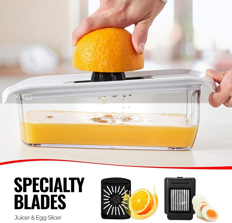 Fullstar Mandoline Slicer for Kitchen, Cucumber Slicer, Cheese Grater Vegetable gallery