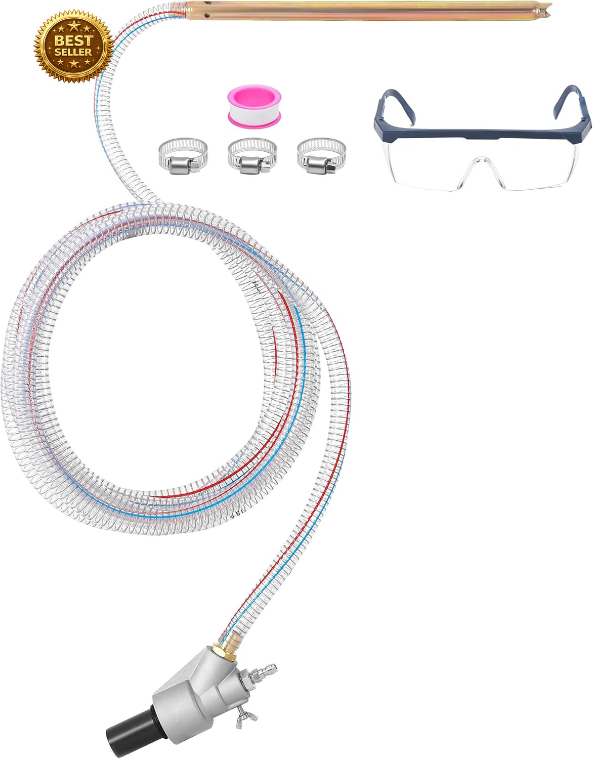 Pressure Washer Sandblasting Kit 5000PSI 8GPM Dustless Wet 1/4 Connect gallery