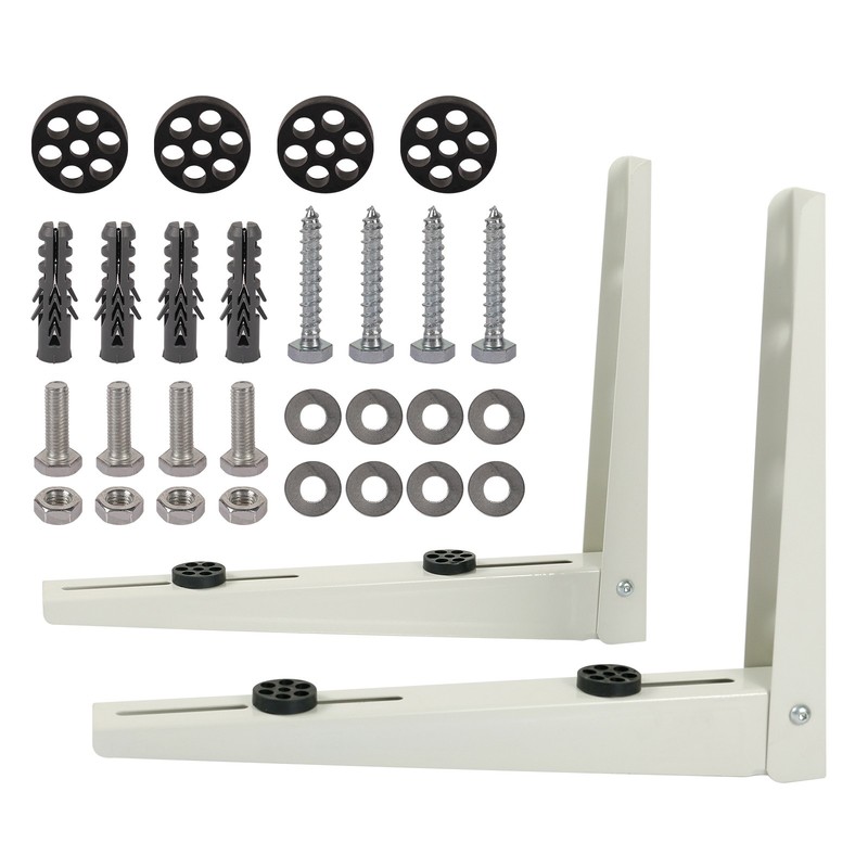 Mini Split Wall Mounting Bracket for 9000-18000BTU Foldable Air Conditioner Rack gallery