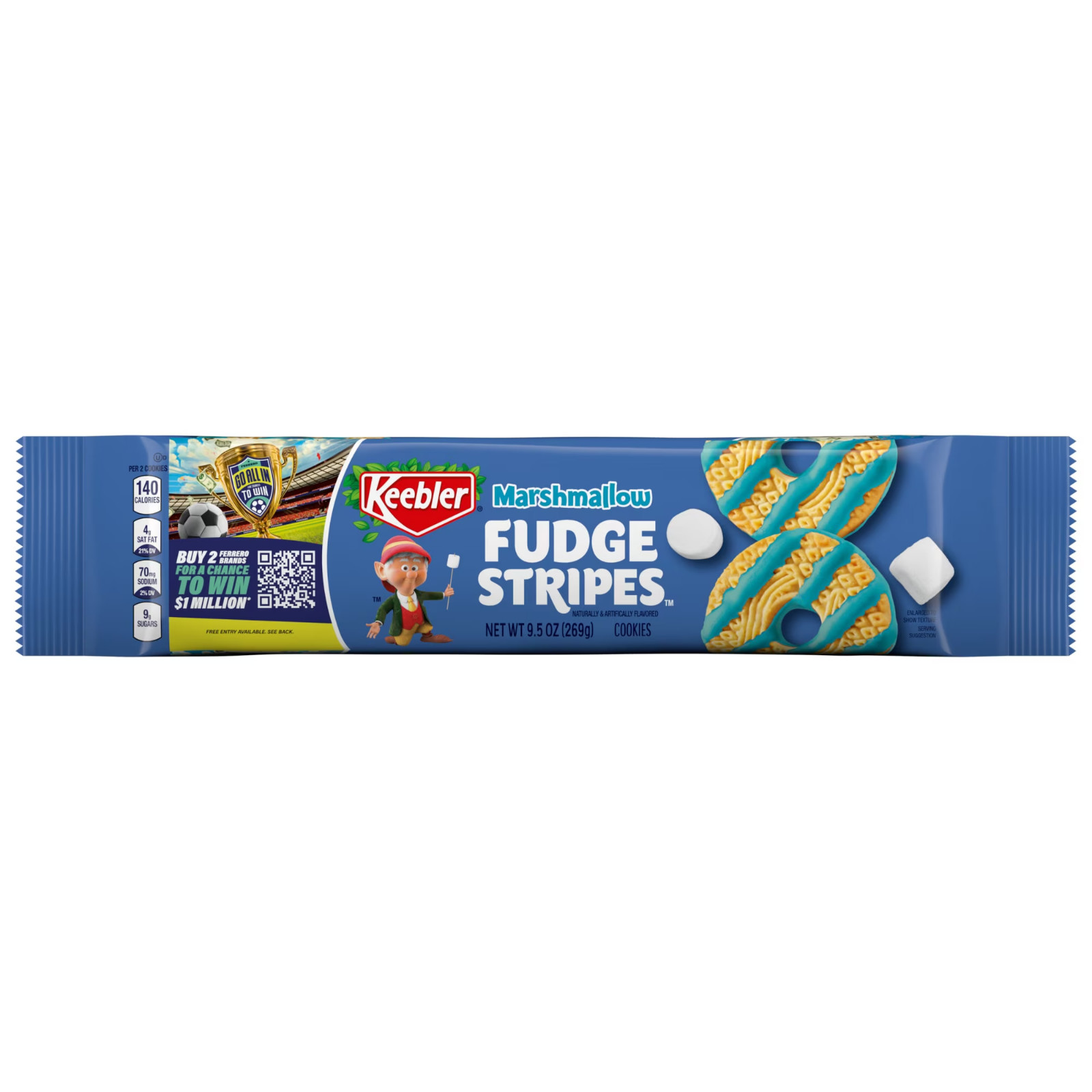 Keebler Fudge Stripes Marshmallow, Limited Edition, 9.5 oz gallery