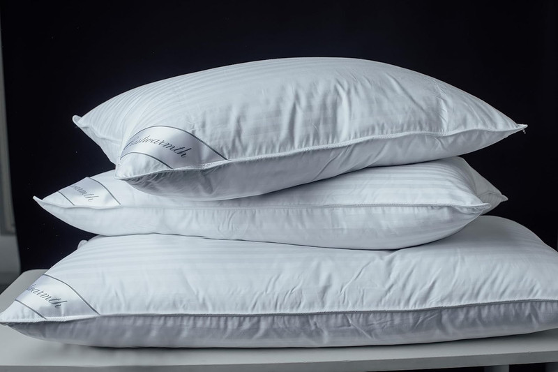 Goose down Feather Soft Pillows One Pillow 100% Cotton Supportive Bed Pillow St gallery