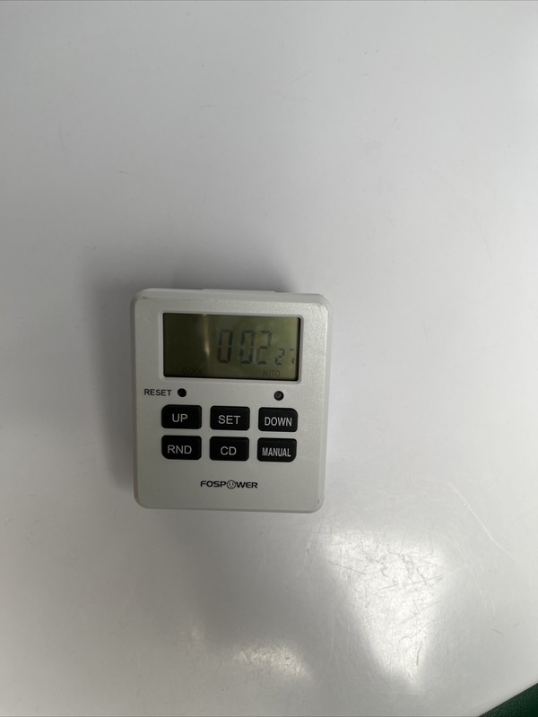 Intertek TUE-19 Digital Timer 4005922 125VAC, 60HZ FOSPOWER- Used gallery