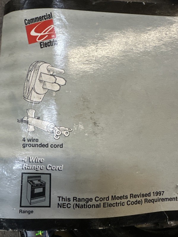 🔴HDX 4-Wire Dryer Replacement Cord 6/2-8/2 Gauge 50 Amp 6Ft. 575-052‼️ gallery