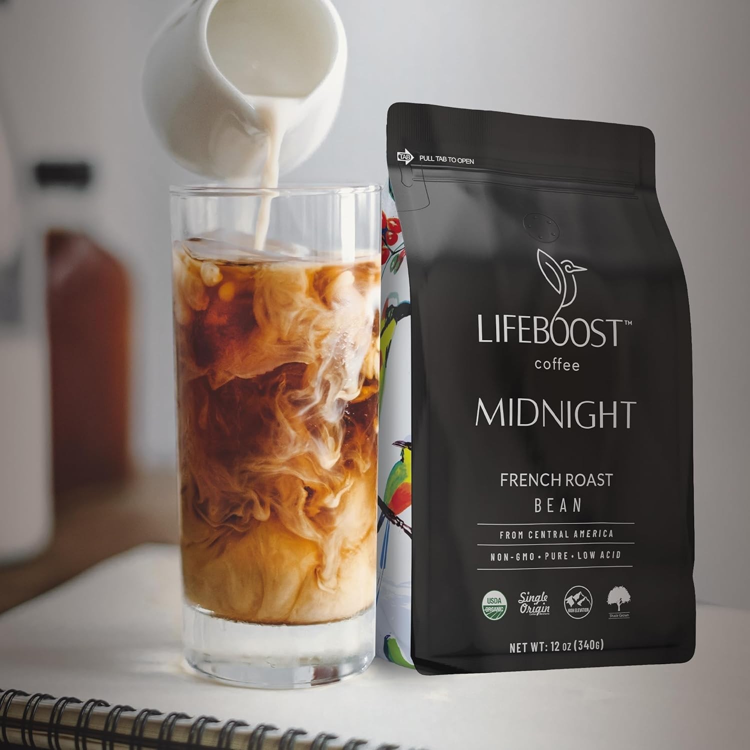 Lifeboost Coffee Midnight French Roast Bean - New ☕ gallery