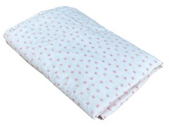 Simply Shabby Chic TWIN Flat Sheet Mon Ami Pink Petite Rose EUC