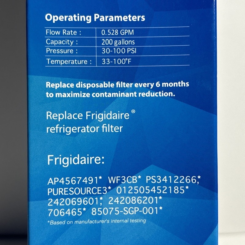Refrigerator Water Filter Model # MF-3CB Replaces Frigdaire Water Filter-Sealed gallery