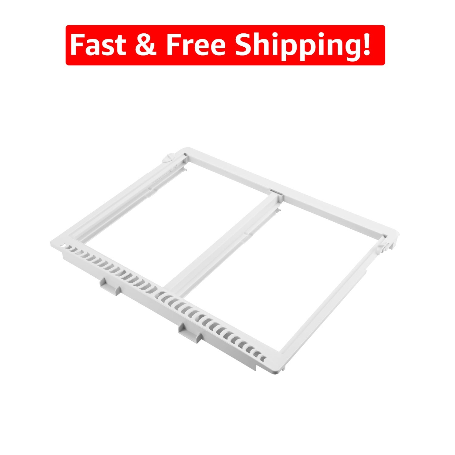 Organize Your Electrolux Frigidaire: Lightweight Crisper Shelf Frame Replacement gallery