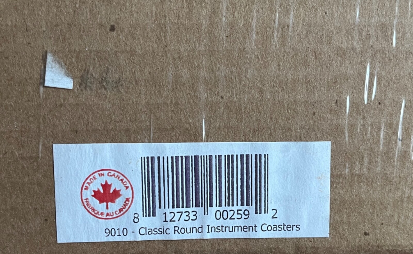 NIP Classic Round Airplane Instrument Drink Coasters Set 4 New Trintec Canada gallery