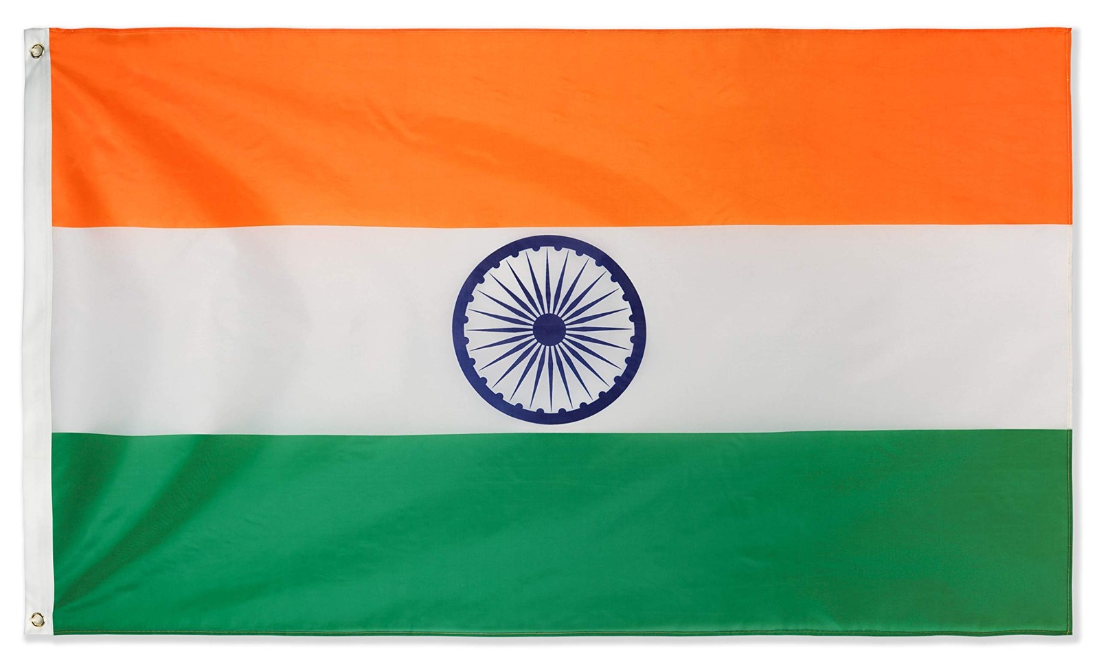 DANF India Flag 3x5 Ft Thick Polyester, Fade Resistant, Brass Grommets, Canva... gallery