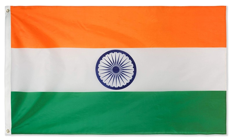 DANF India Flag 3x5 Ft Thick Polyester, Fade Resistant, Brass Grommets, Canva... gallery