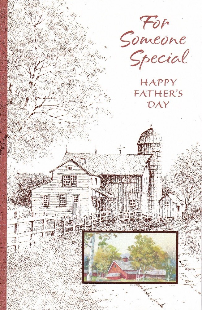Fathers Day Card With Envelope FOR SOMEONE SPECIAL Red Foil Print Design gallery