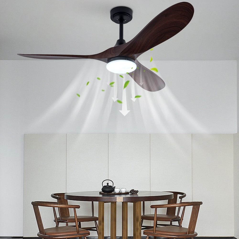 42" LED Ceiling Fan Light Remote Control For Bedroom Dining Room Chandelier Fan