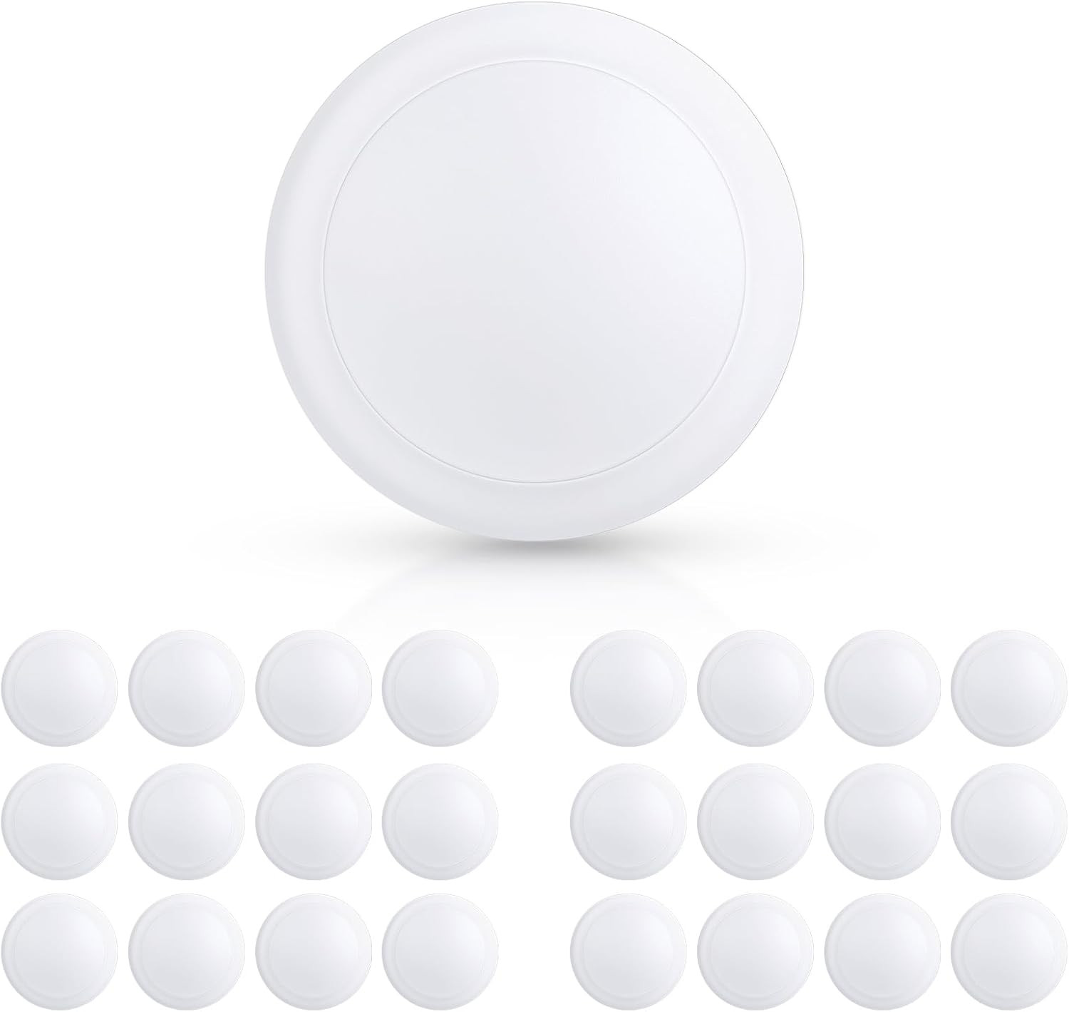 5/6 Inch Dimmable LED Disk Lights, 16.5W Recessed Retrofit Ceiling Downlight, 11 gallery
