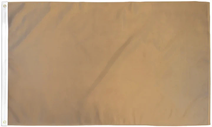 Tan Solid Color Flag 3x5ft Polyester Blank Plain Brown Flag gallery