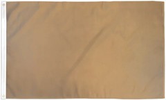 Tan Solid Color Flag 3x5ft Polyester Blank Plain Brown Flag