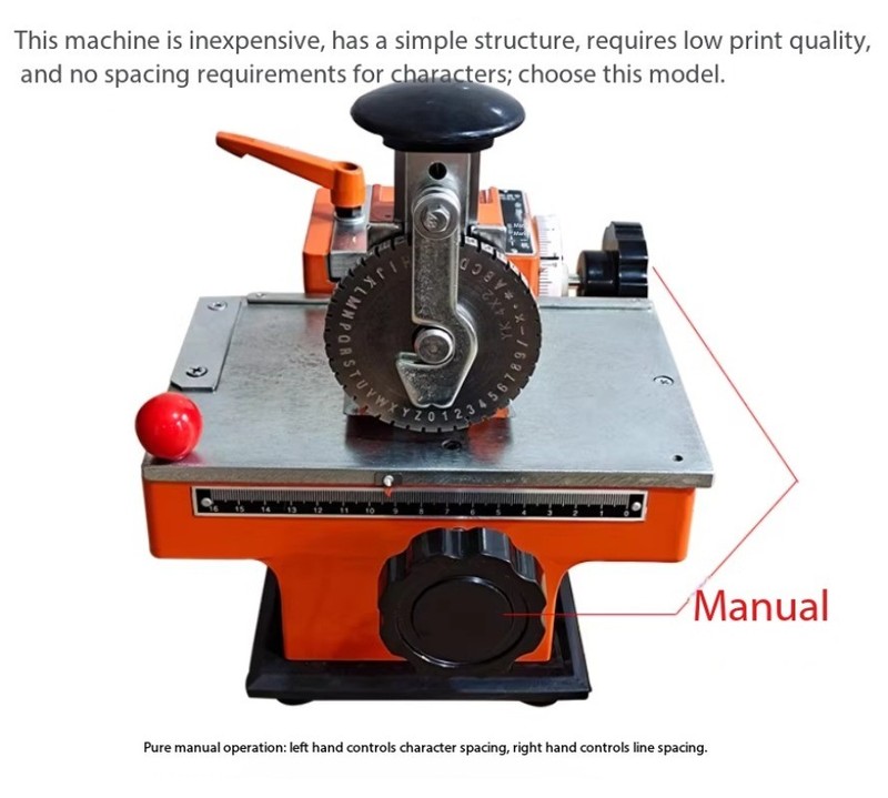 Semi-automatic Metal Nameplate Marking Machine for Engraving and Embossing gallery