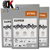 3PCS STIHL 14" 63PS3 50 Chainsaw Chain 3/8p .050 50 dl 3616 005 0050 OEM NEW US gallery