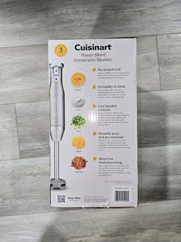 Cuisinart Power Blend Immersion Blender New Open Box gallery