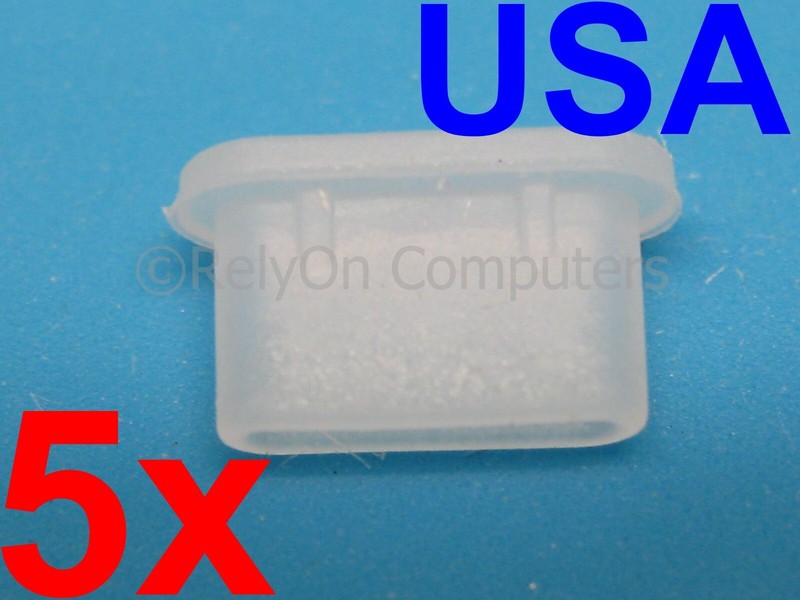 NEW 5-10 pcs Anti Dust Plug USB/Type-C/MicroUSB Silicone Cover for Charging Port gallery