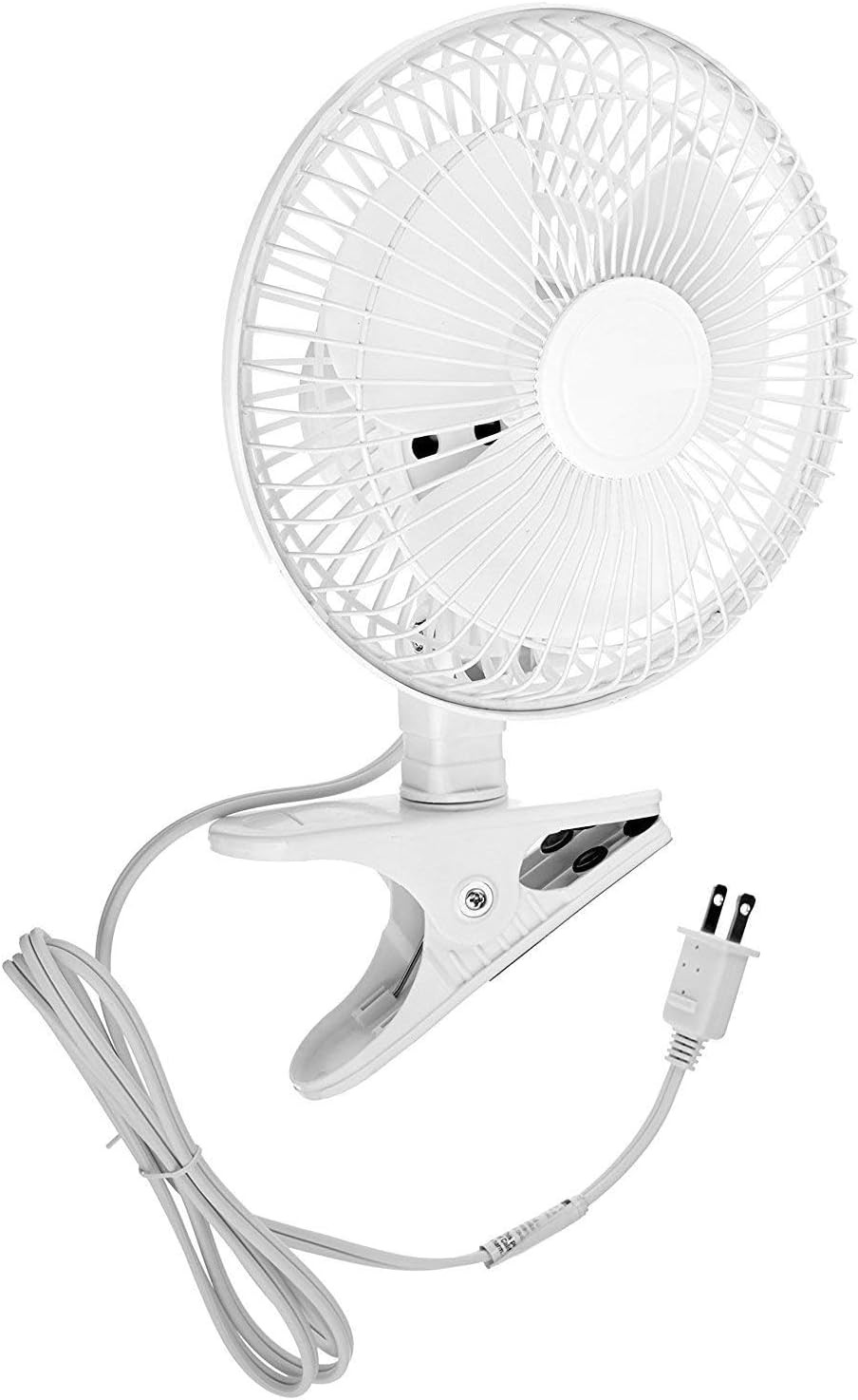 6 INCH - 2 Speed - Adjustable Tilt, Whisper Quiet Operation Clip-On-Fan with 5.5 gallery