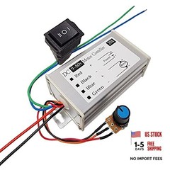 DC Motor Speed Controller 20A 1200W Brush Motor Driver Controls DC 9V-60V 12V