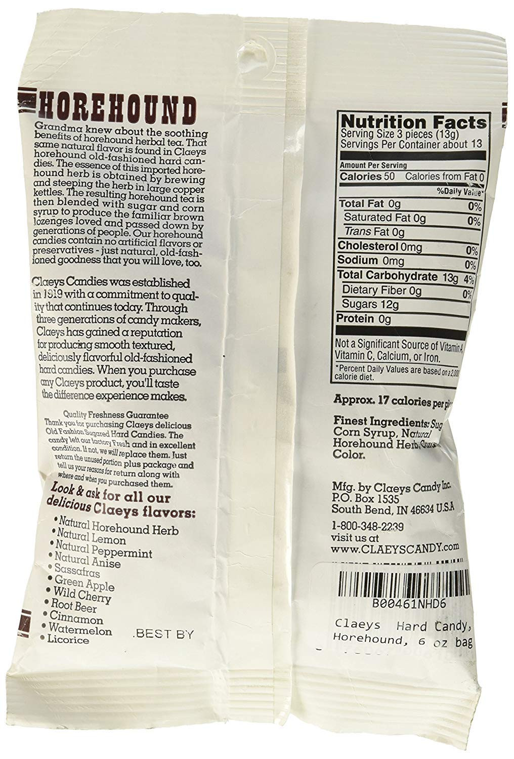 HOREHOUND HARD CANDY6OZ (A) gallery