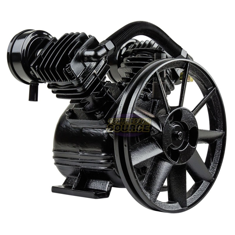 2 HP Air Compressor Pump Single Stage V Style Twin Cylinder 2 Piston gallery