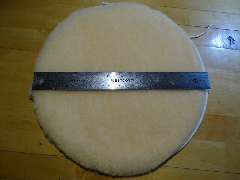 12” Wool Bonnet Replacement Pad Oreck Orbiter 437054 Hard Floor Cleaner gallery
