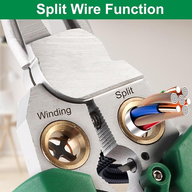 8 In 1 Wire Stripper Wire Stripping Tool with Voltage Tester Cable Cutters New gallery