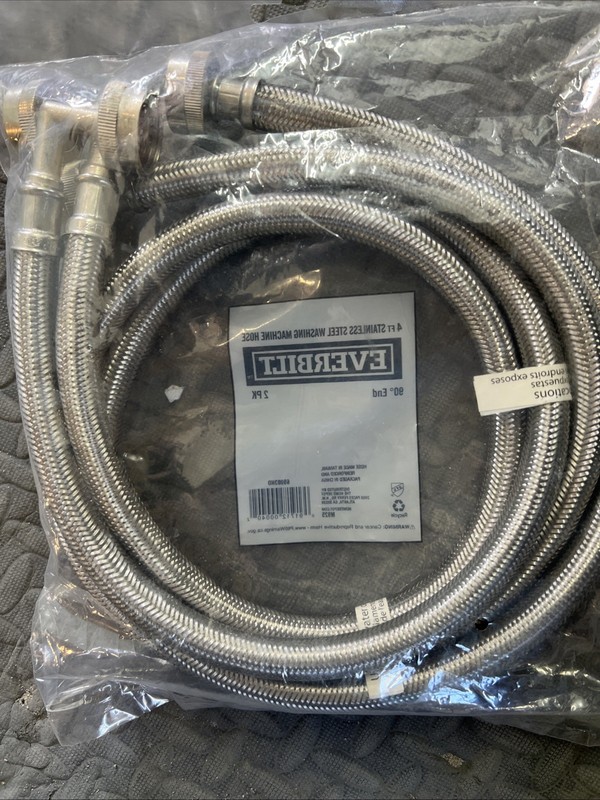Everbilt Washing Machine Connector Polymer Coated Stainless Steel 4" gallery