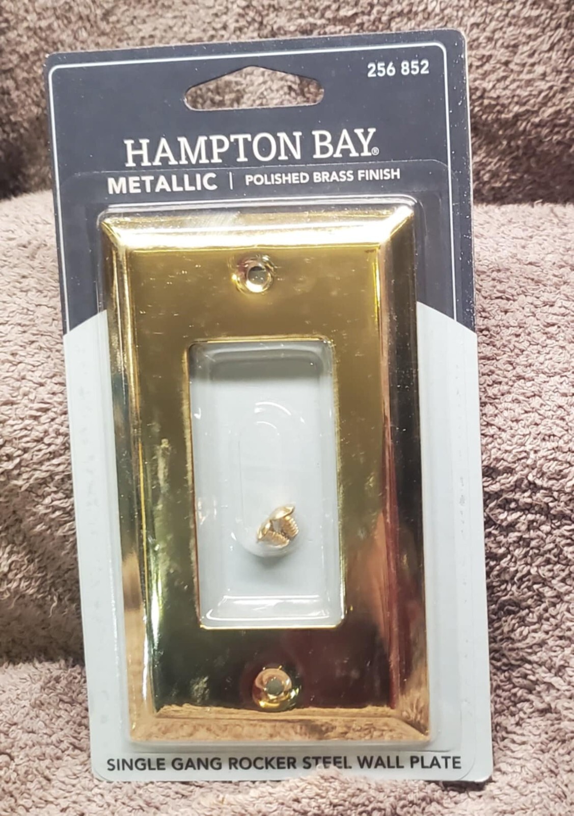 Hampton Bay Metallic POLISHED BRASS - Outlet Cover, Toggle or Rocker Wall Plates gallery