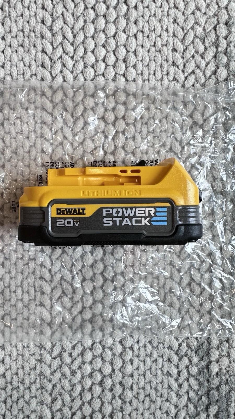 DEWALT XR POWERSTACK 20V Lithium-Ion Battery DCBP034 1.7Ah—NEW gallery